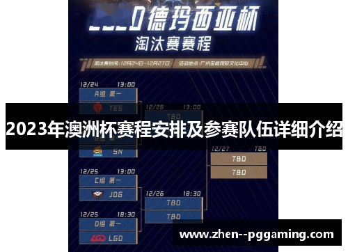 2023年澳洲杯赛程安排及参赛队伍详细介绍